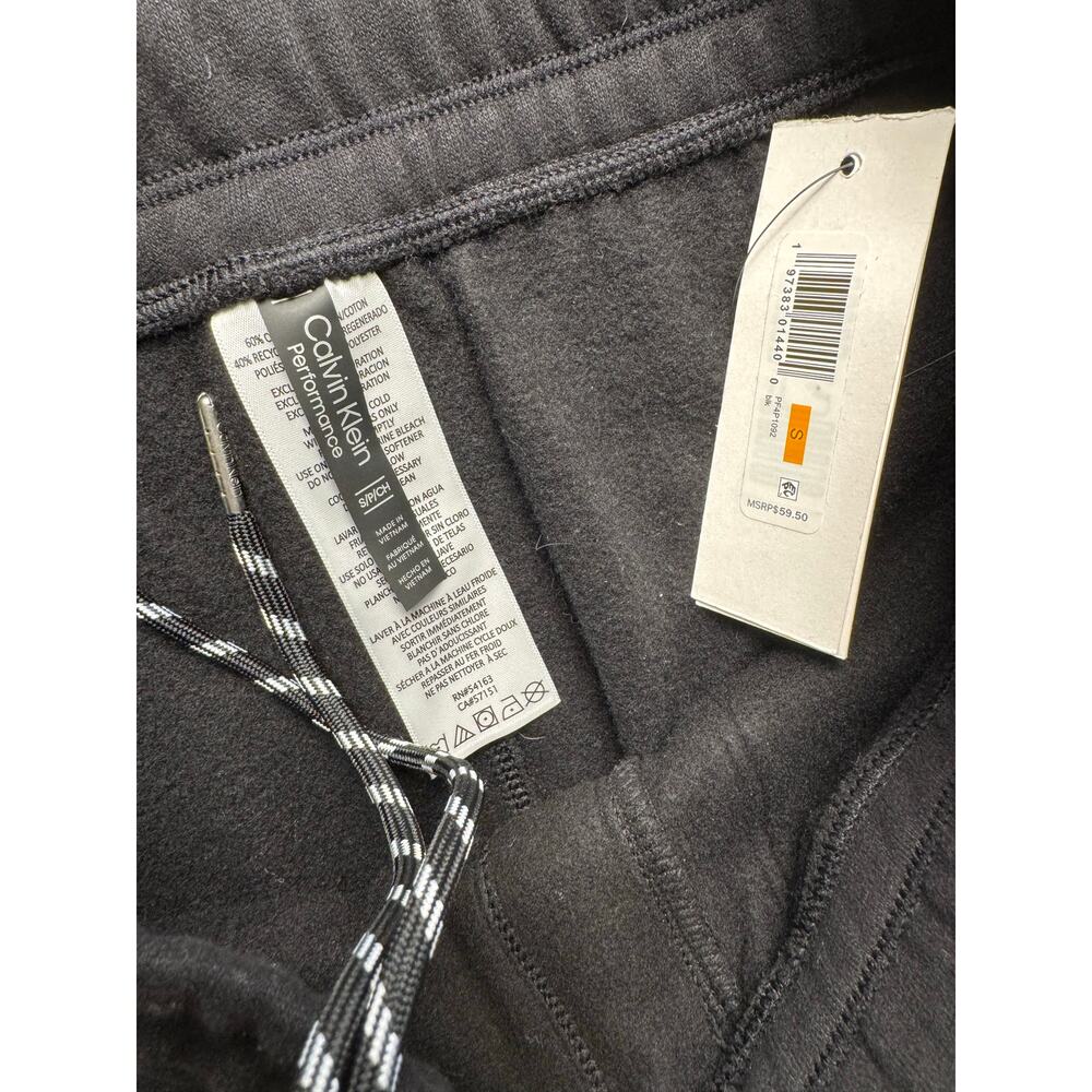Calvin Klein Women's Active Embroidered-Logo Cargo Pants BLACK NWT SIZE S - Picture 3 of 6